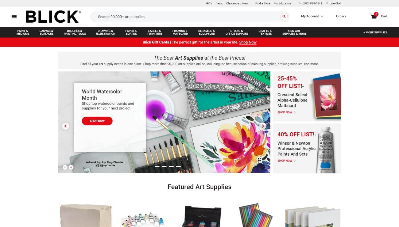 Affiliate Program  BLICK Art Materials