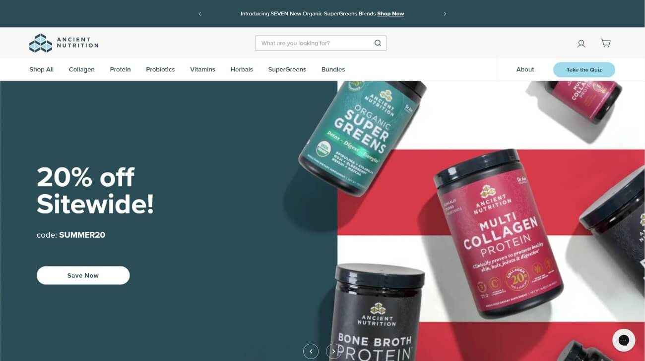 Ancient Nutrition (Dr. Axe) Affiliate Program