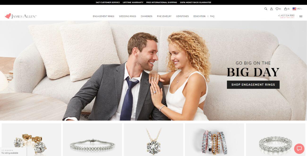 James Allen jewelry sale: Save 25% on chic diamond jewelry this Valentine's  Day - Reviewed