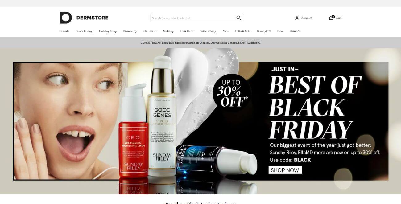 Dermstore  Skin Care Website for Beauty Products Online