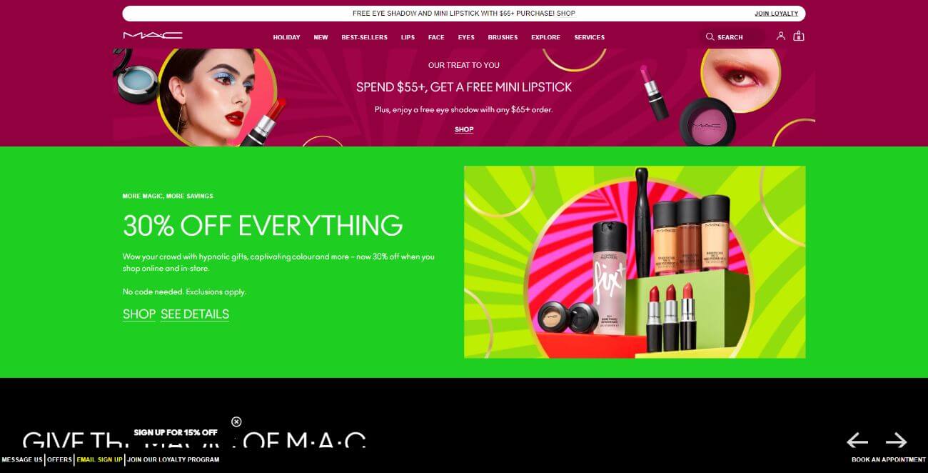 MAC Cosmetics Affiliate Program