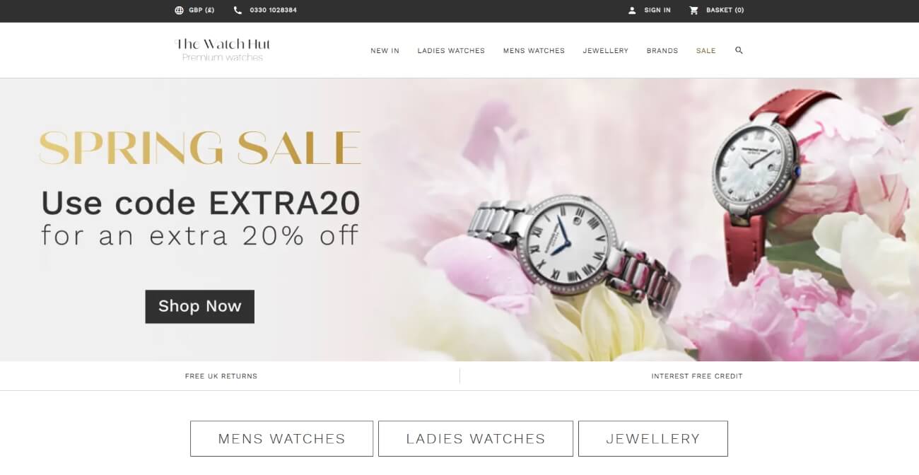 The watch shop hut promo code