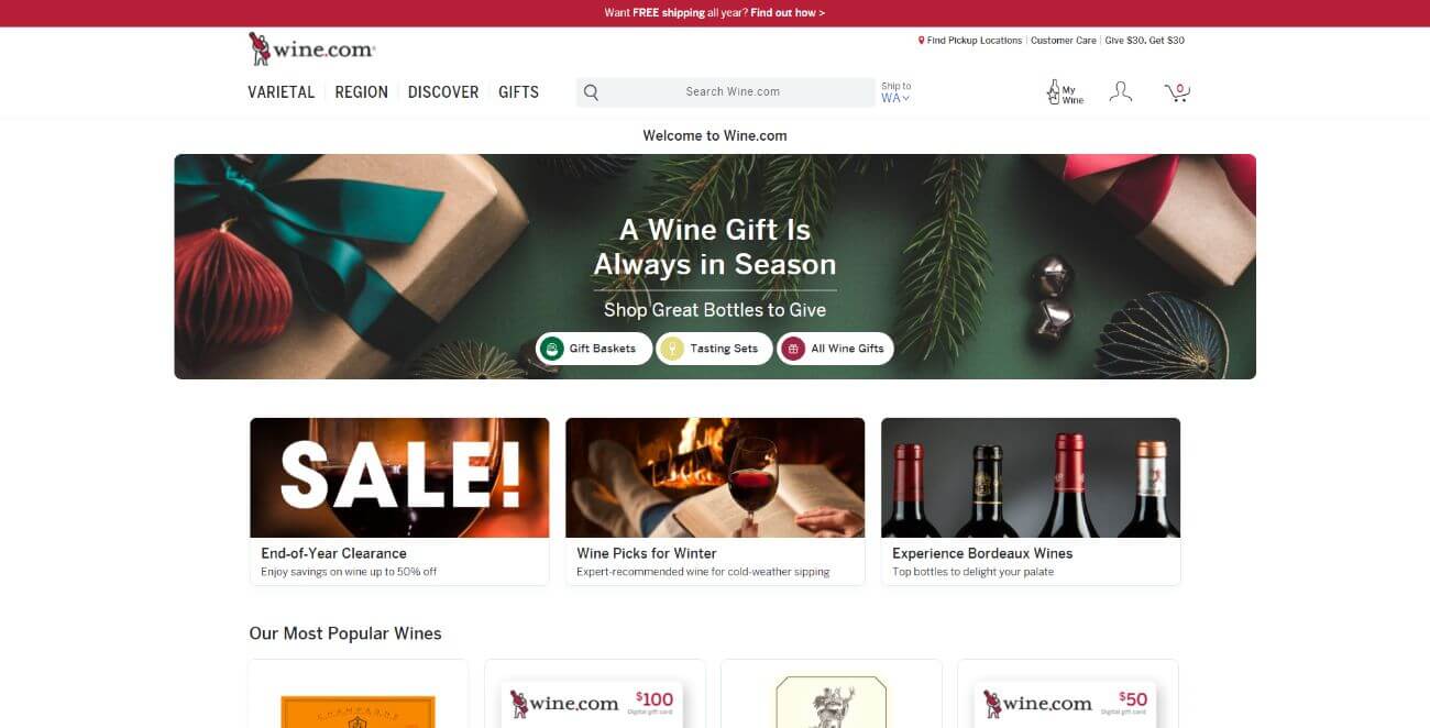 Wine.com Affiliate Program