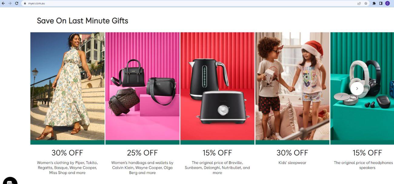 Myer Affiliate Program Deal