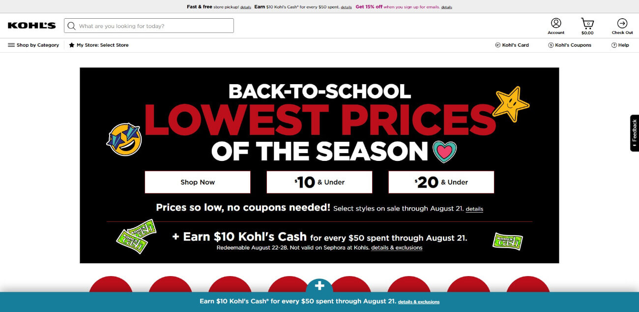 Kohl's Affiliate Program