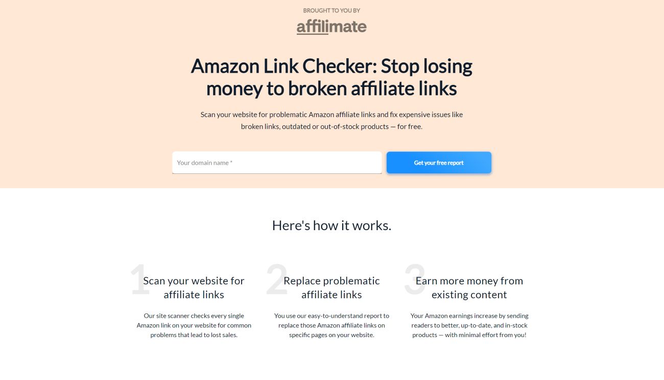 Amazon Affiliate Link Checker