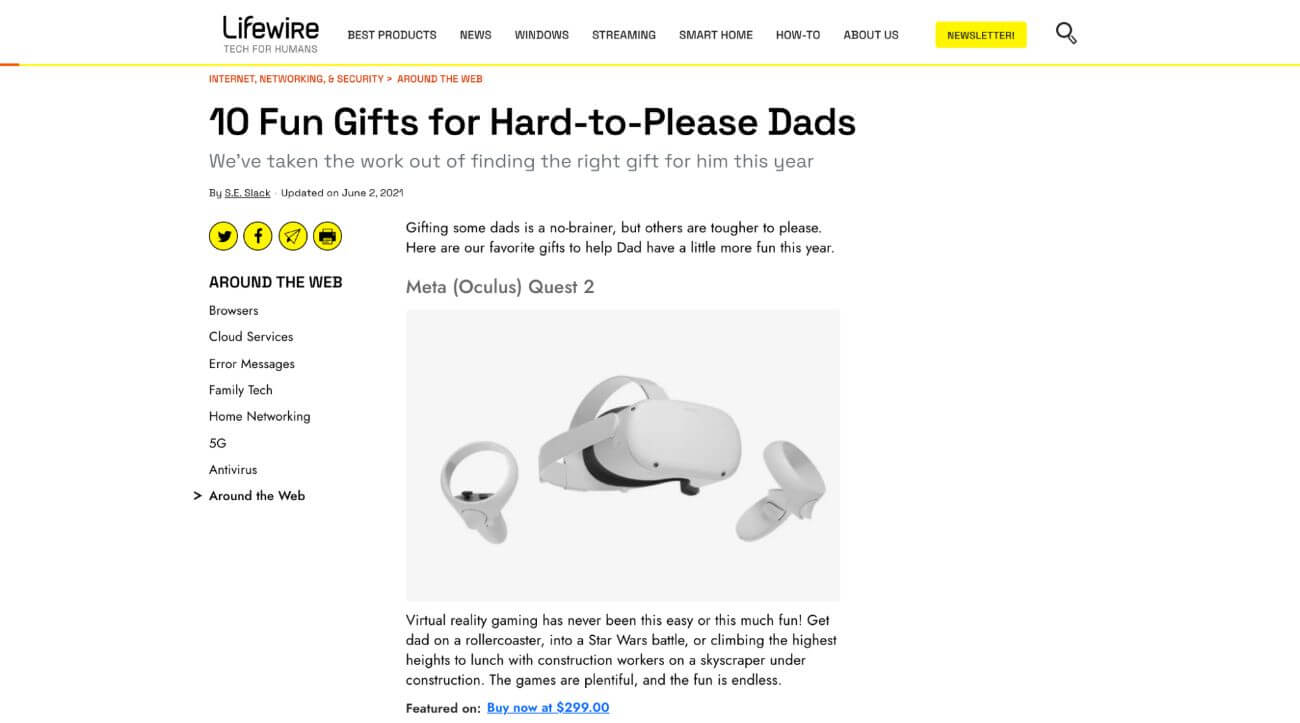 Commerce Content Gift Guides