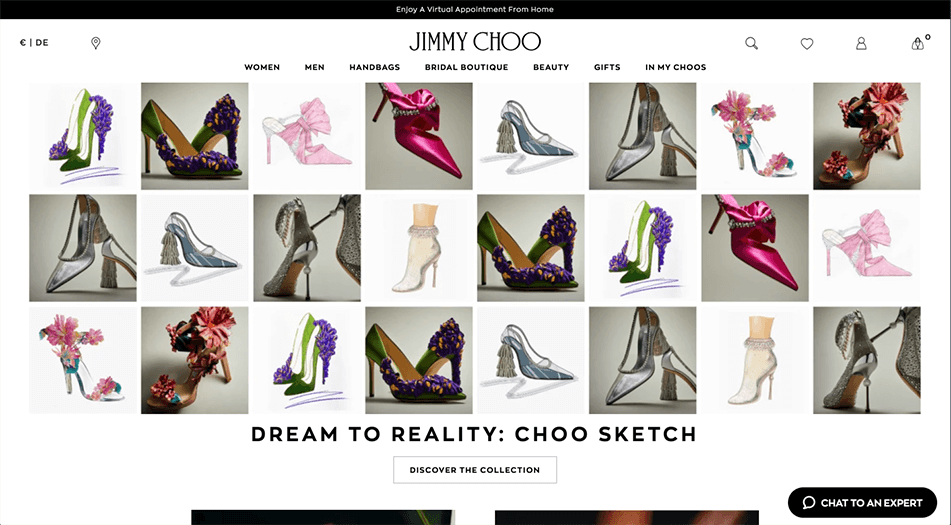 Jimmy choo best sale similar companies