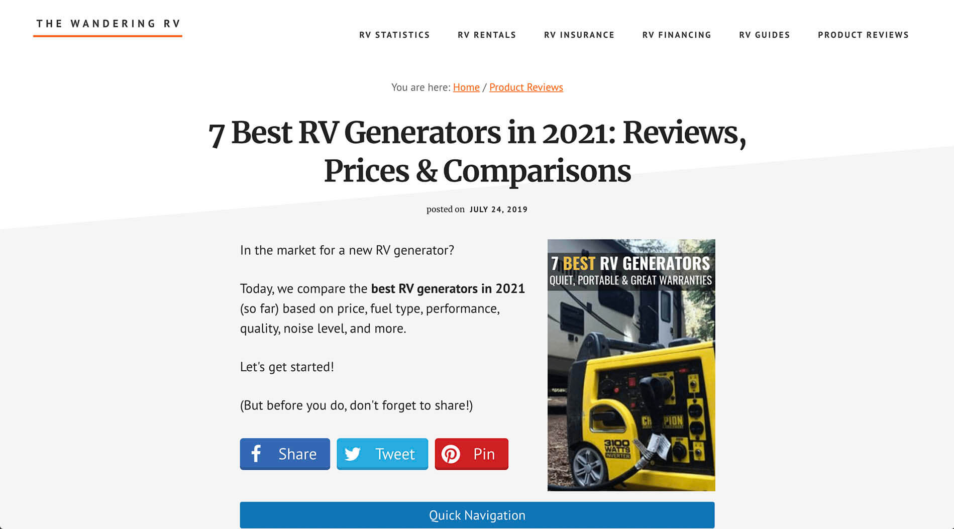 RV Niche