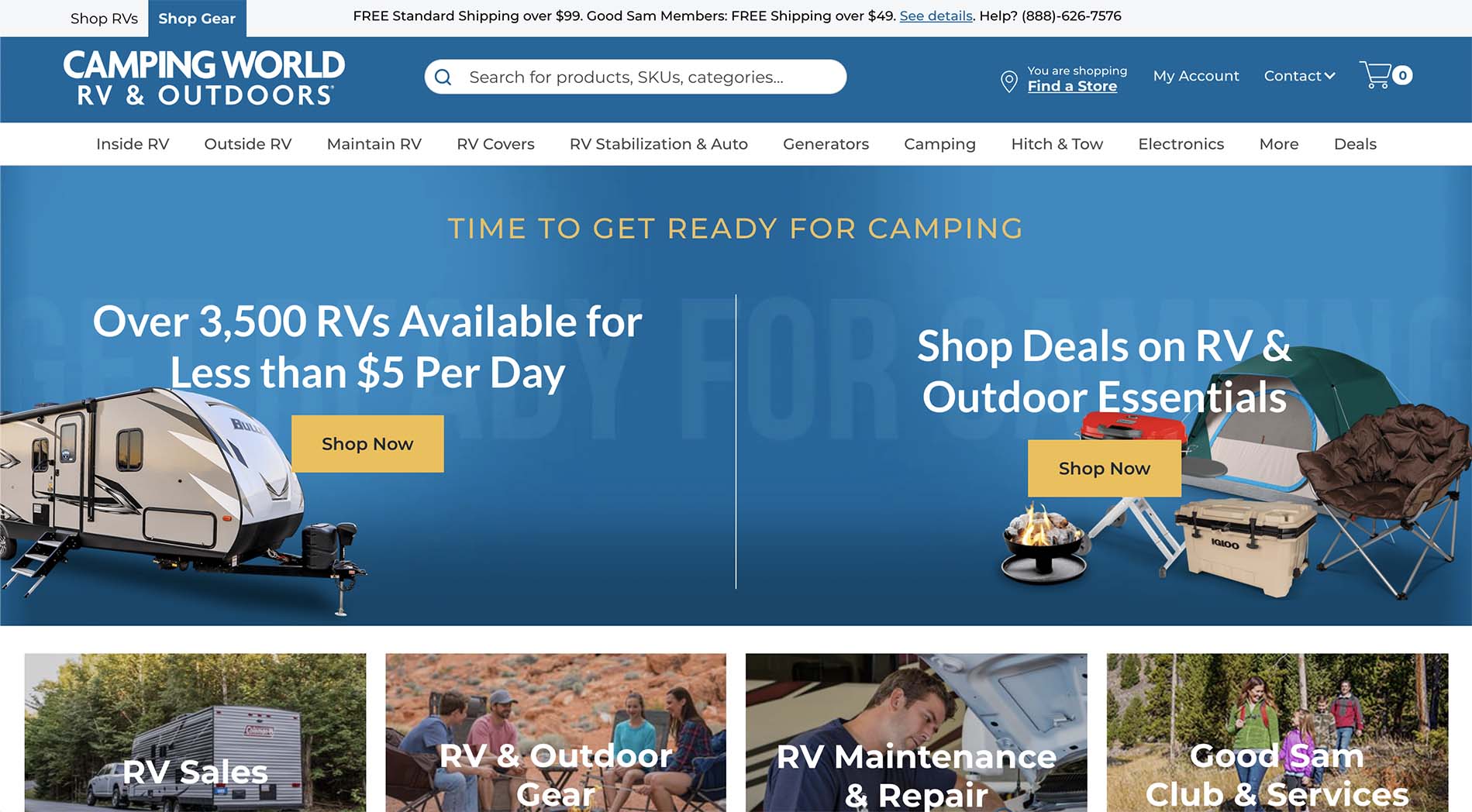 Camping World: RV Parts, Supplies, Accessories & Outdoor Gear, Camping  World