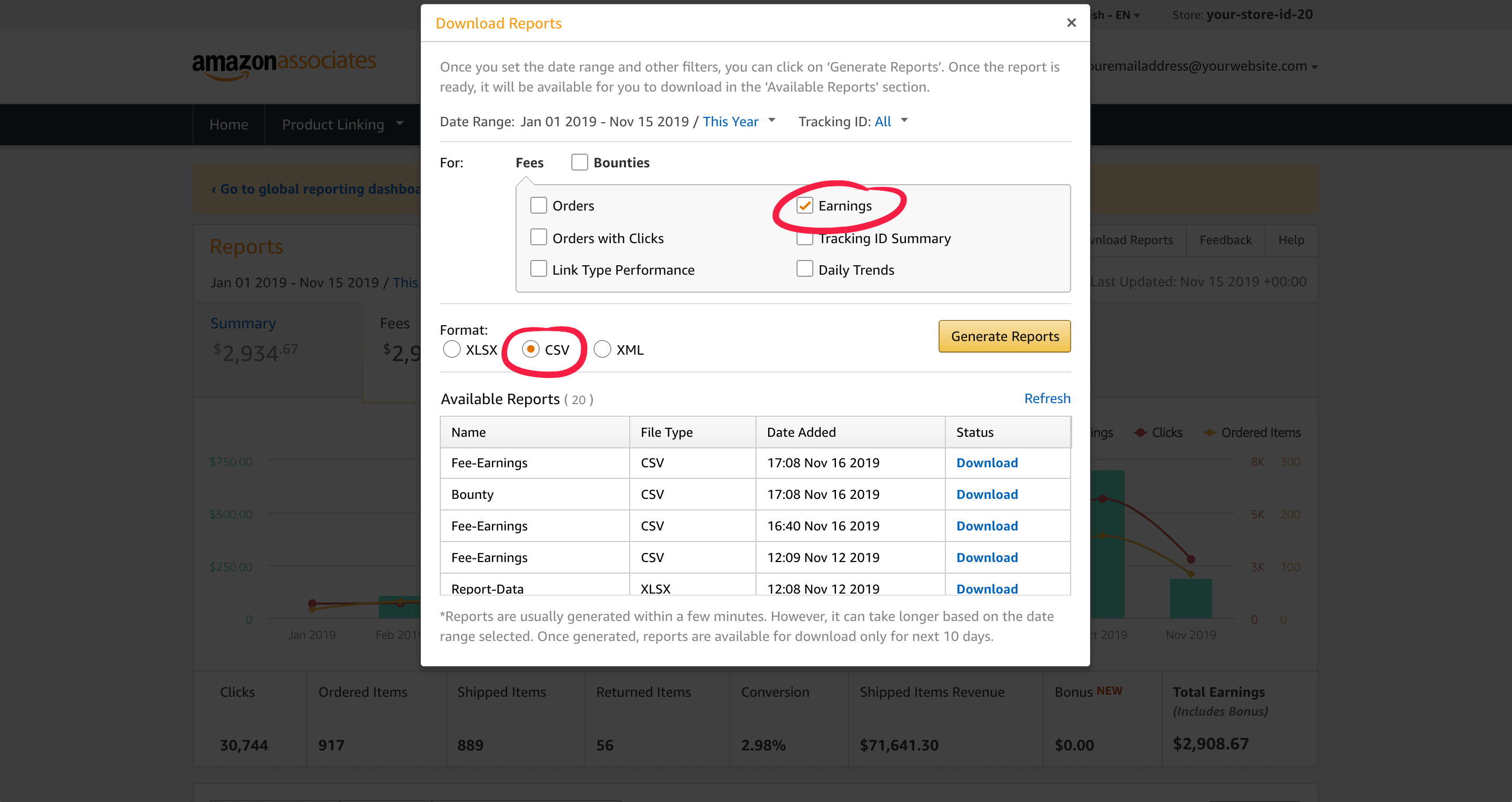 Download Amazon Earnings reports